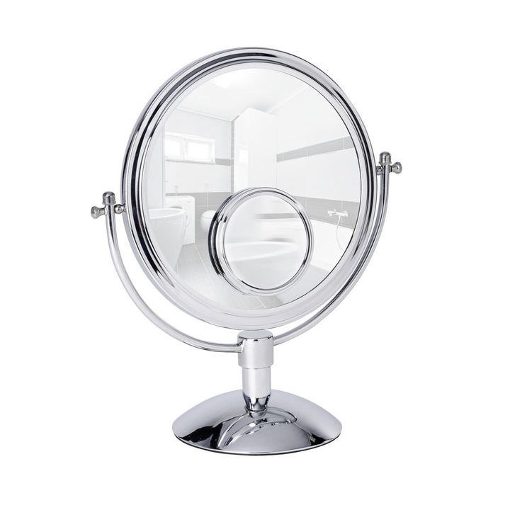 Oglinda cosmetica Wenko, inox, 17x37x33 cm