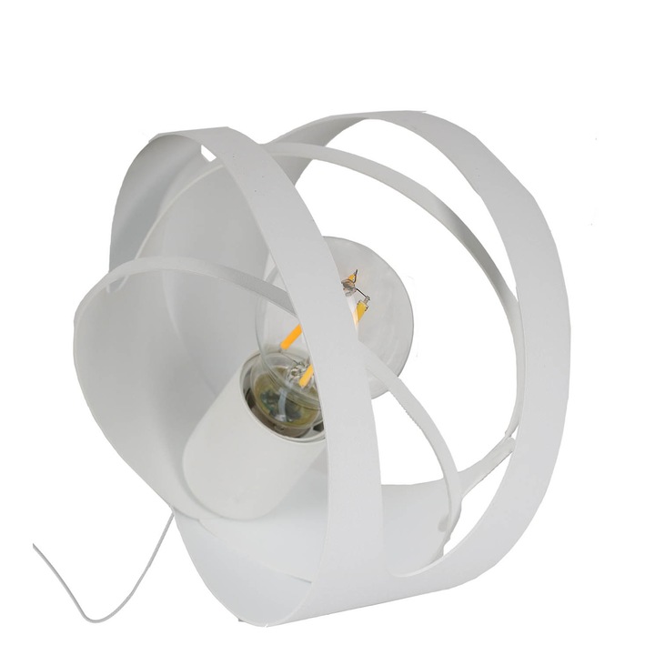 Asztali lámpa, Lampex, Kis Ringo Modern gömblámpa Metral