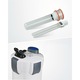 Filtru extern pentru acvariu SunSun, Cu lampa UV-C, 9W, 1400 l/h, Alb, Gri, Albastru