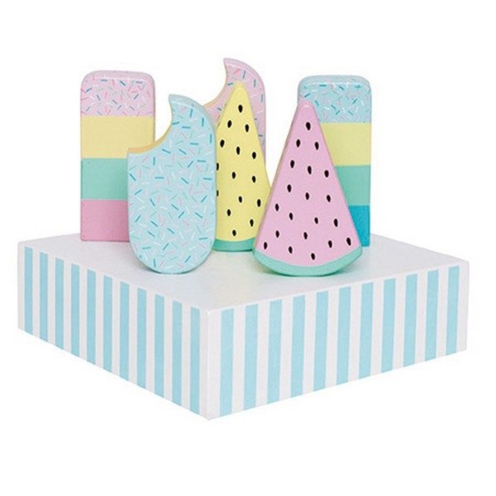 Cutie de inghetata, Jabadabado, Lemn, Multicolor