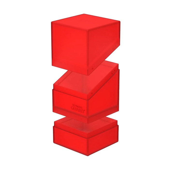 Storage Box Ultimate Guard Boulder'n'Tray 100+ Ruby