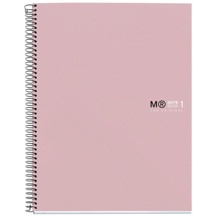 Тетрадка Miquelrius The Original Sand, А4, Със спирала, 80 листа на широки редове