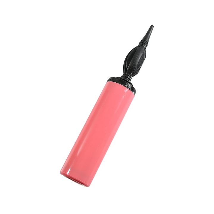 Pompa manuala de umflat baloane, 29 cm, Rosu pal