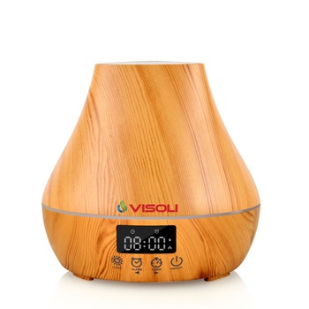 Umidificator Difuzor Aromaterapie Ultrasunete Visoli VS-516 400ml Cu Ceas - Purificator aer Umidificator Difuzor Aromaterapie Ultrasunete Visoli VS-516 400ml Cu Ceas - Purificator aer
