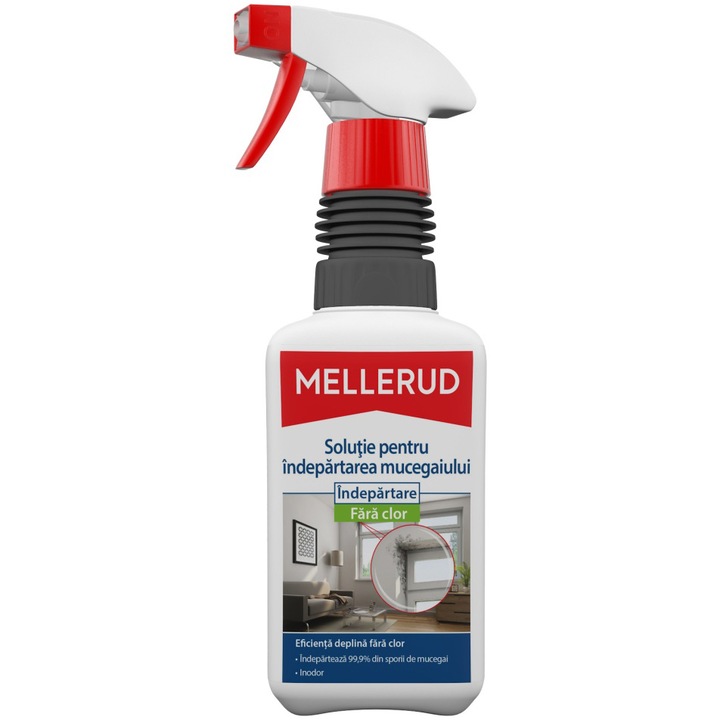 Solutie pentru indepartarea mucegaiului fara clor Mellerud, 0.5L