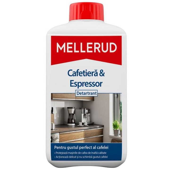 Detartrant pentru Cafetiera si Espressor Mellerud, 1L