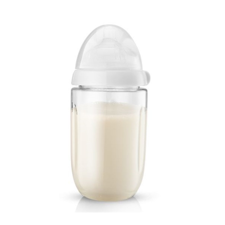 Capac cu tetina pentru biberon MixBaby™ IdealStore, Potrivit pentru recipientul de lapte sau piureuri ale bebelusului, Special conceput pentru blenderul RealMix