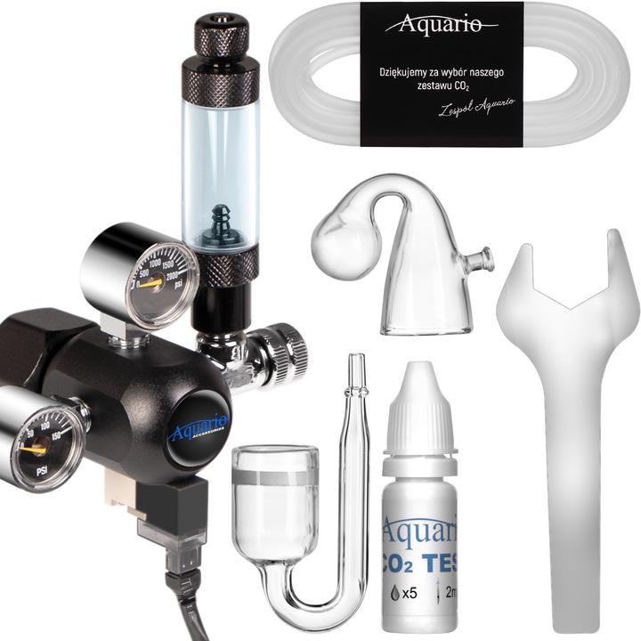 Kit piese acvariu, Aquario, Multicolor, CO2
