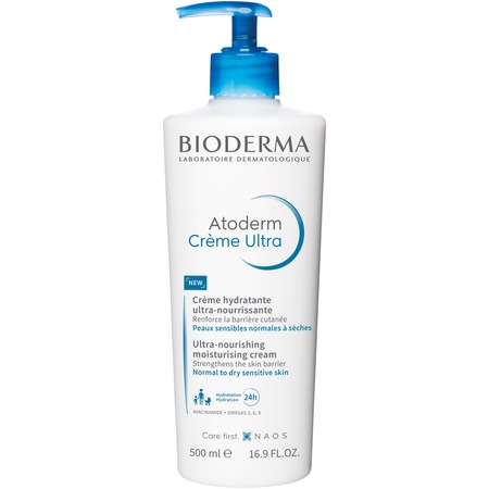 Crema de corp Bioderma Atoderm pentru piele uscata si foarte uscata, 500 ml