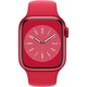 Apple Watch 8, GPS, Cellular, carcasa RED Aluminium 41mm, RED Sport Band