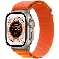 Apple Watch Ultra, GPS, Cellular, Carcasa Titanium 49mm, Orange Alpine Loop - Large