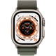 Смарт часовник Apple Watch Ultra, 49 мм, Cell, Titanium Case, Green Alpine Loop - Large
