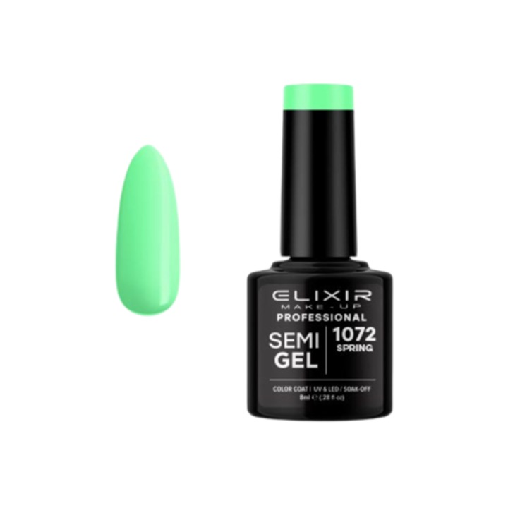 Oja semipermanenta Elixir Make-Up 1072 Spring 8ml