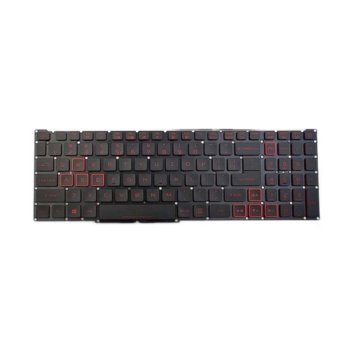 Tastatura pentru Acer Nitro 5 AN515-43, AN515-44, AN515-54, AN515-55, AN517-51, AN517-52, Nitro 7 AN715-51, Predator Helios 300 PH315-52, PH315-53, PH317-53, PH317-54, Premium, iluminata