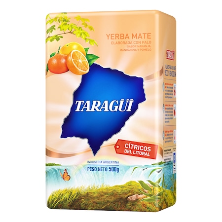 Ceai Yerba Mate Citricos del Litoral, Taragüi, 500g