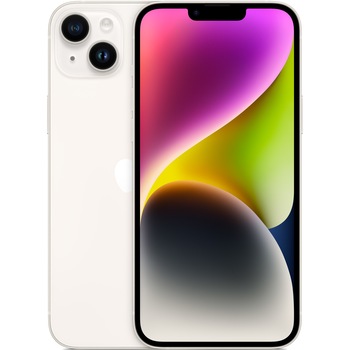 Telefon mobil Apple iPhone 14 Plus, 128GB, 5G, Starlight Telefon mobil Apple iPhone 14 Plus, 128GB, 5G, Starlight