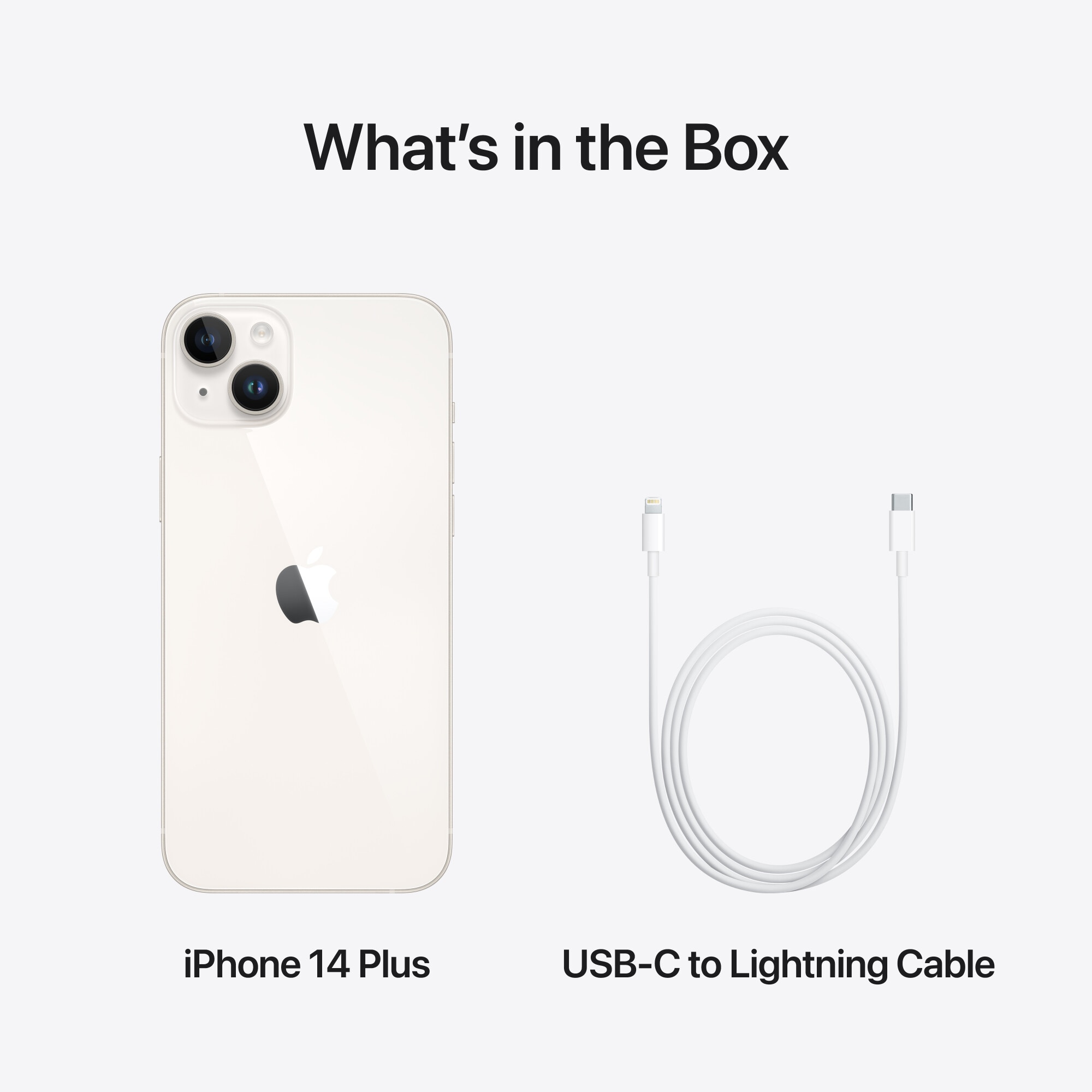 Telefon mobil Apple iPhone 14 Plus, 256GB, 5G, Starlight - eMAG.ro