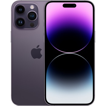 Telefon mobil Apple iPhone 14 Pro Max, 128GB, 5G, Deep Purple Telefon mobil Apple iPhone 14 Pro Max, 128GB, 5G, Deep Purple