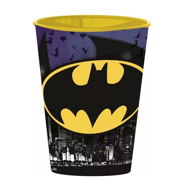 Cana Batman, Stor, Plastic, 260 ml, Multicolor
