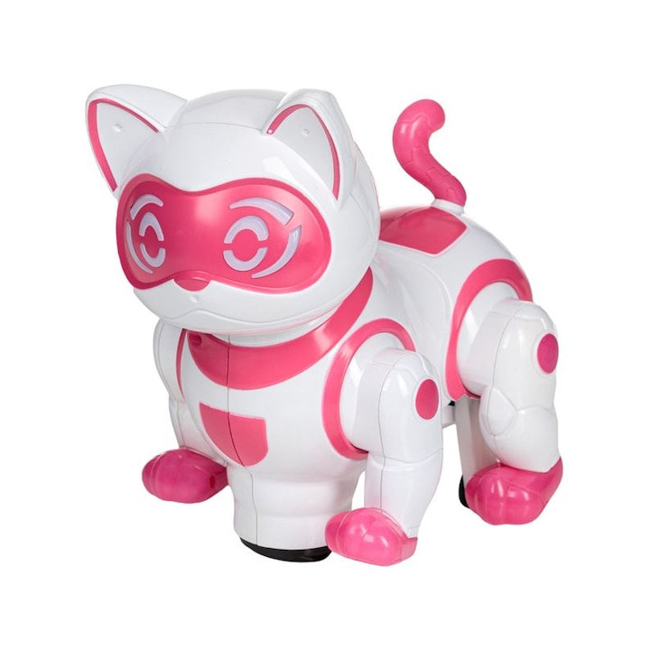 Детски робот NewPet, Котка, Звук, Светлина, Движение, Пластмаса, 3+ години, Многоцветен