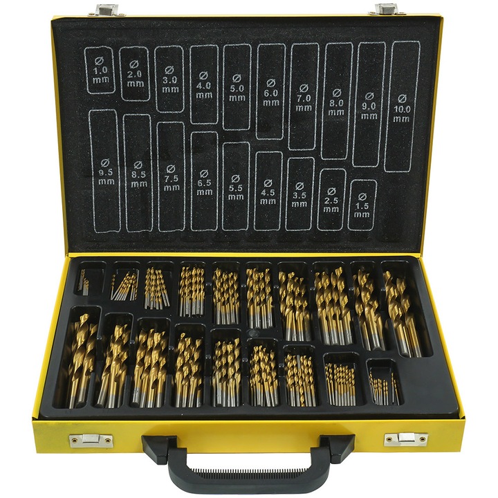 Trusa set burghiu titan 170piese (N4601)