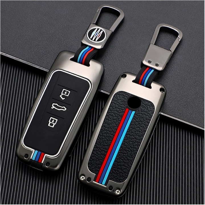 Husa metal pentru cheie VW Volkswagen Touareg 2018 2019 2020 2021 3 butoane
