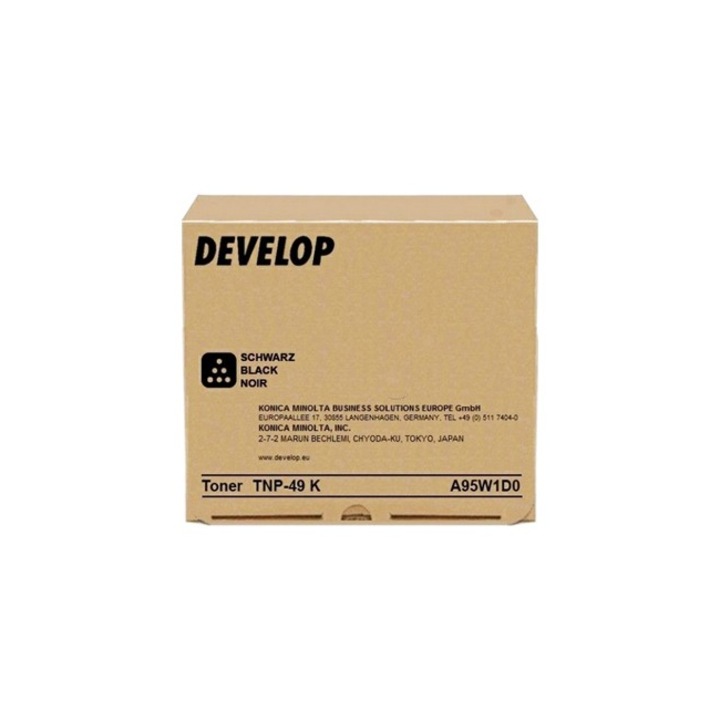 Festékkazetta DEVELOP TNP49K, ineo+ 3351, +3851, 13000 k., Fekete