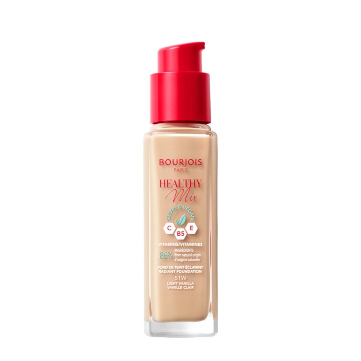 Fond de ten Bourjois Healthy Mix Light Vanilla 51, 30ml