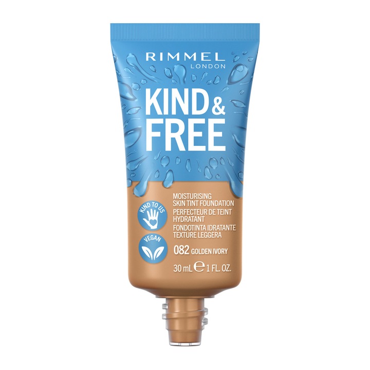 Fond de ten Rimmel Kind&Free 082 Golden Ivory, 30ml