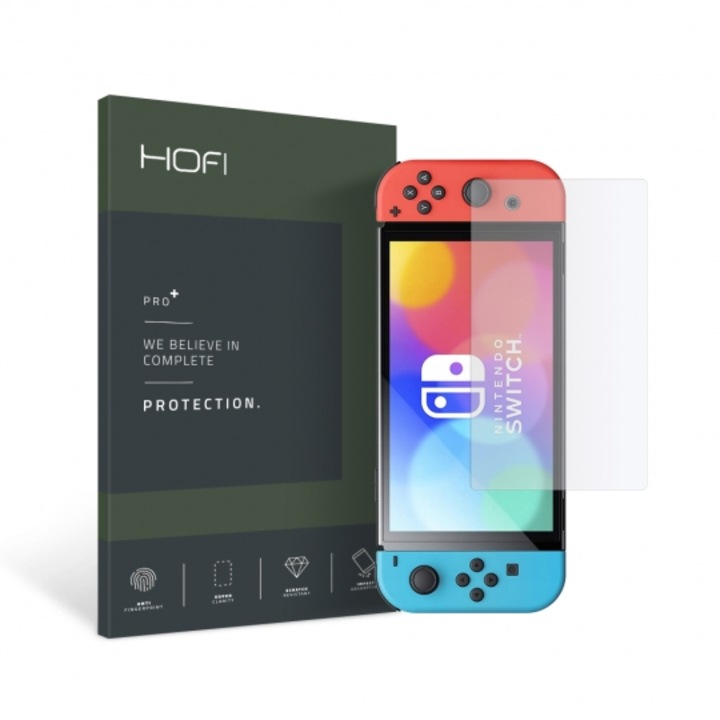 Стъклен протектор HOFI Glass PRO+ за Nintendo Switch oLed, Прозрачен