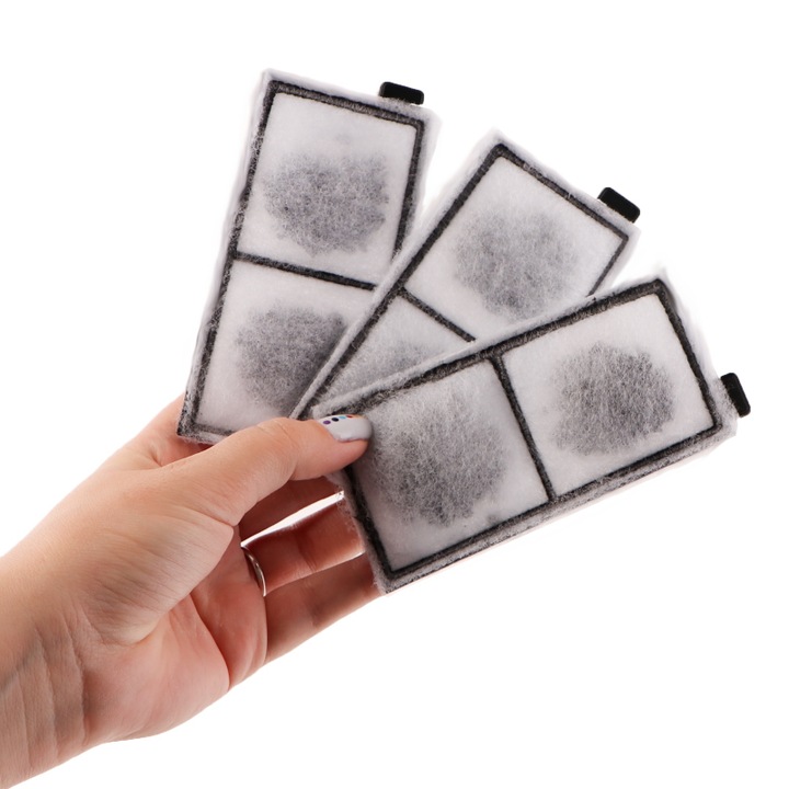 Set 3 cartuse filtrante, Resun, Alb/Negru