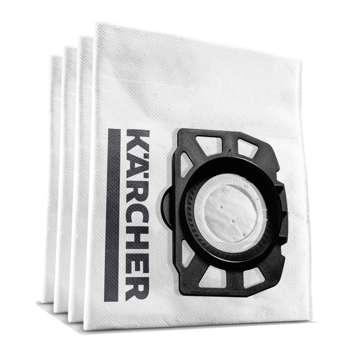 Saci filtranti Karcher din fleece pentru WD 2/3, compatibili SE 4001, SE 4002, 4 bucati