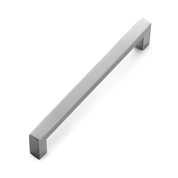 Set 8 manere usa, Magelasi, Inox, 172 mm, Argintiu