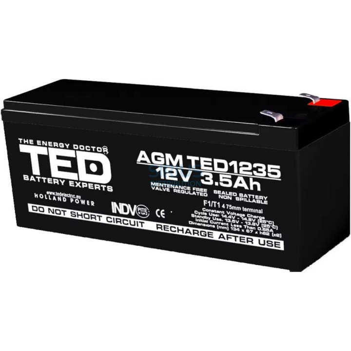 Acumulator AGM VRLA 12V 3,5Ah