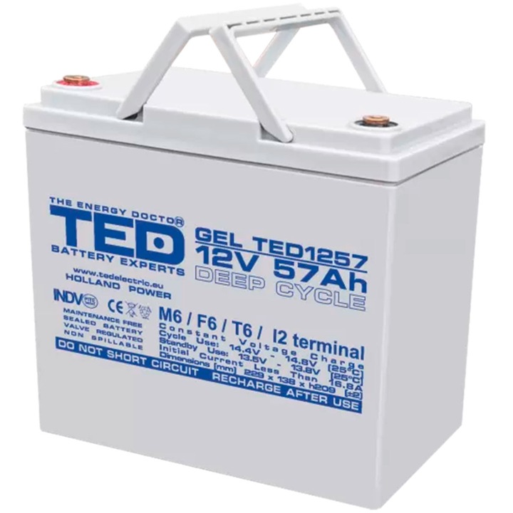 Acumulator AGM VRLA 12V 57Ah