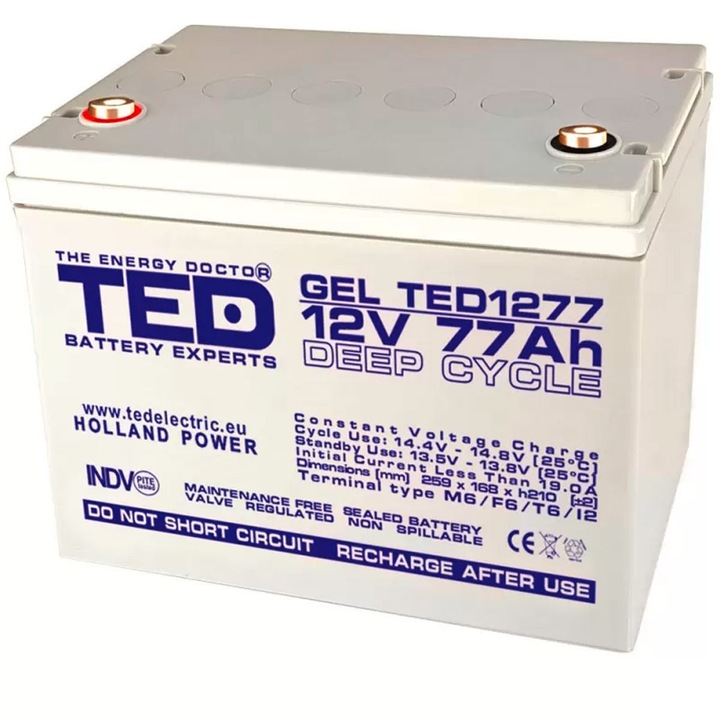 Acumulator AGM VRLA 12V 77Ah