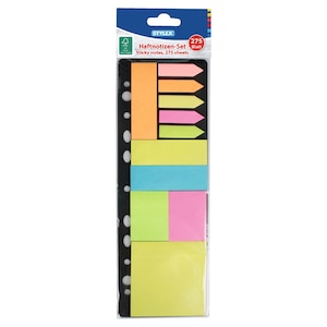 Set 275 notite adezive multicolore Stylex,11modele x 25 file