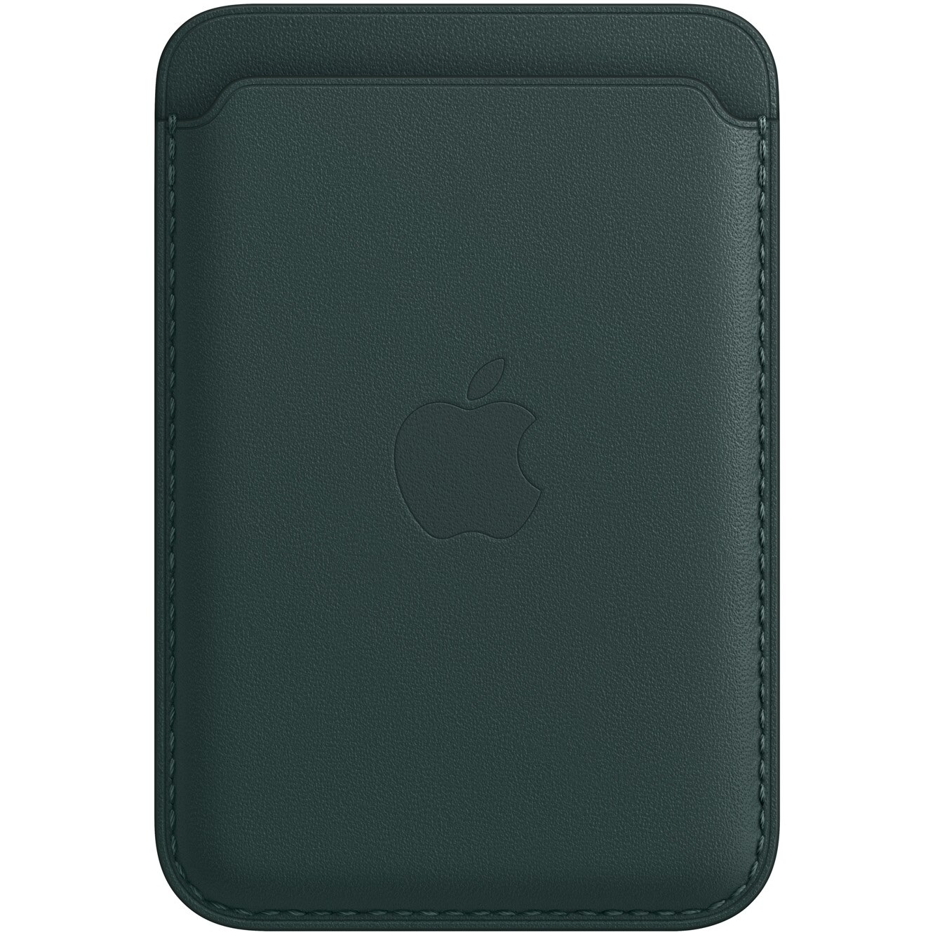 Husa de protectie Apple Leather Wallet with MagSafe, Forest Green