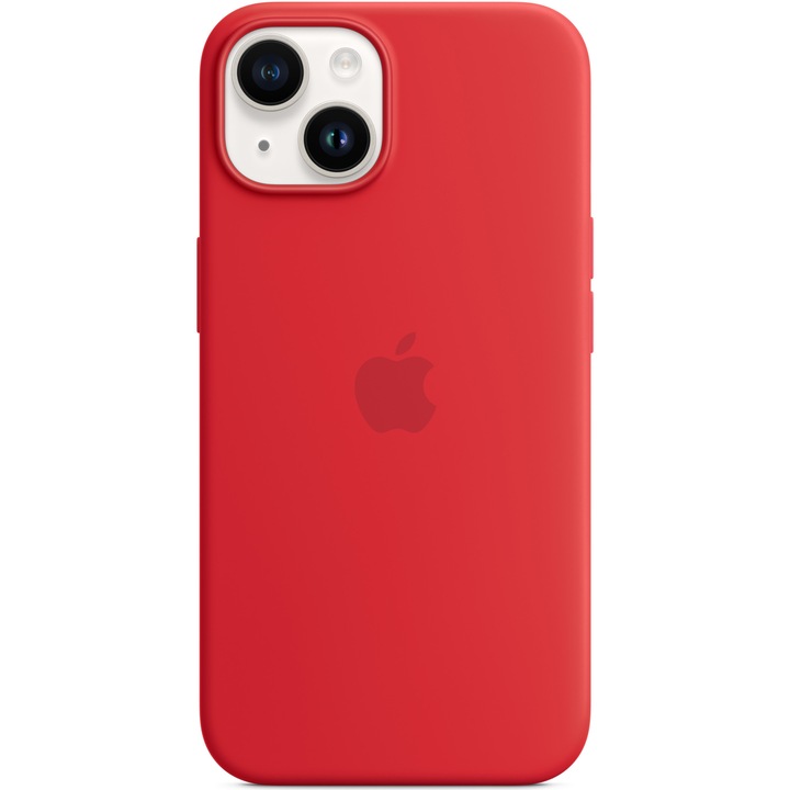 Защитен калъф Apple Silicone Case with MagSafe, За iPhone 14, RED