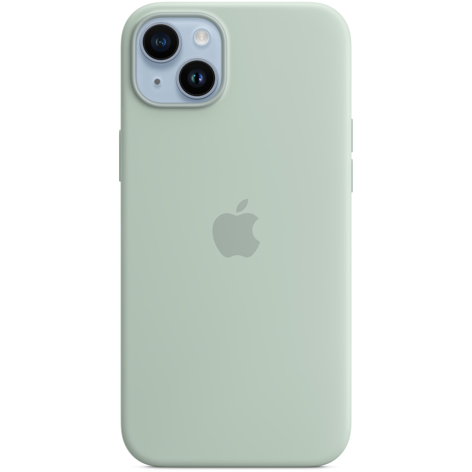 Husa de protectie Apple Silicone Case with MagSafe pentru iPhone 14 Plus, Succulent