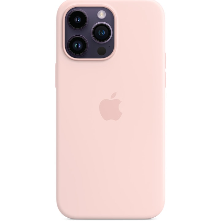 Предпазен калъф Apple Silicone Case with MagSafe за iPhone 14 Pro Max, Chalk Pink