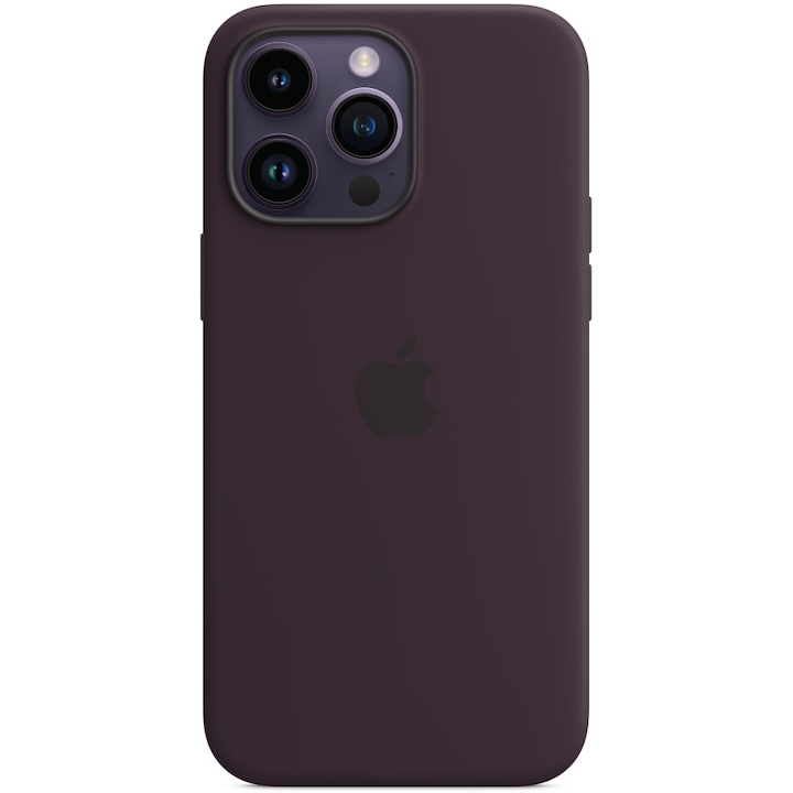 Предпазен калъф Apple Silicone Case with MagSafe за iPhone 14 Pro Max, Elderberry