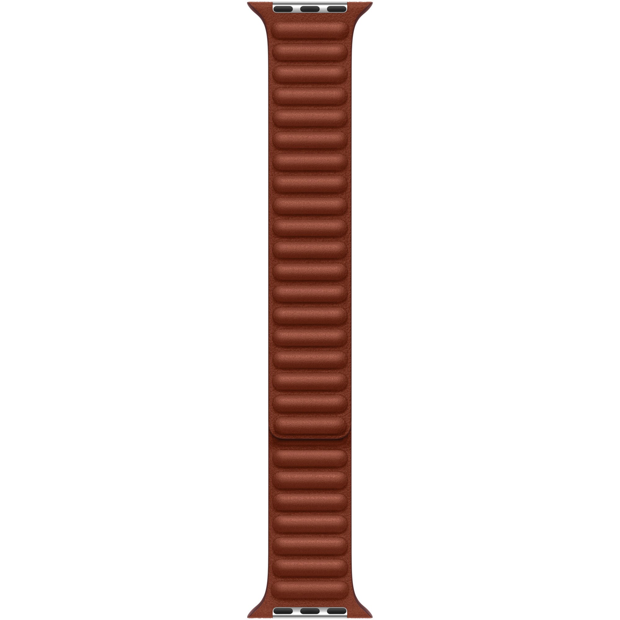 Curea pentru Apple Watch 45mm, Leather Link, Umber, M/L