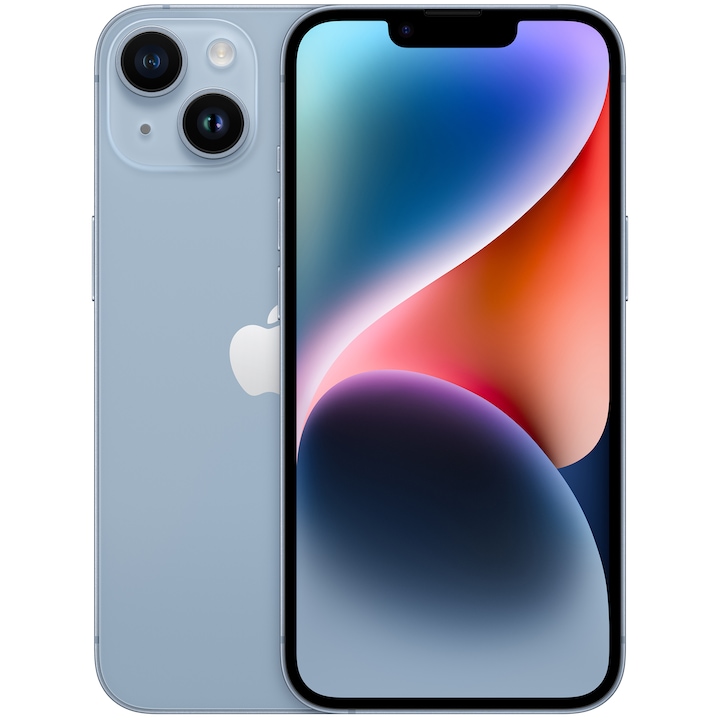 Apple iPhone 14 Mobiltelefon, Kártyafüggetlen, 256GB, 5G, Kék