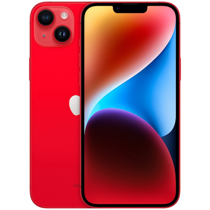 Apple iPhone 14 Plus Mobiltelefon, Kártyafüggetlen, 128GB, 5G, (PRODUCT)RED