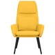 Fotoliu de relaxare, galben mustar, material textil, desgin modern, 70x77x98 cm - 341319