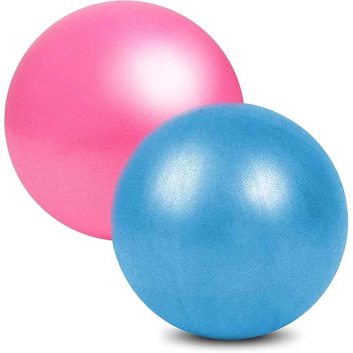 Cindy Fitness labda készlet, 2 db-os, PVC, kék/rózsaszín
