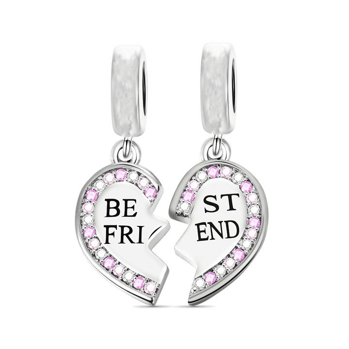 Талисман Сребро 925, Талисман, съвместим с Пандора - Най-добри приятели