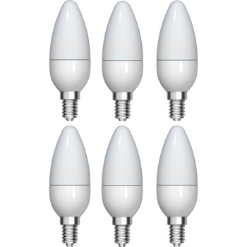 Pachet 6 bucati Bec LED General Electric, E14, 3.5W, 250 lm, A+, lumina calda Pachet 6 bucati Bec LED General Electric, E14, 3.5W, 250 lm, A+, lumina calda