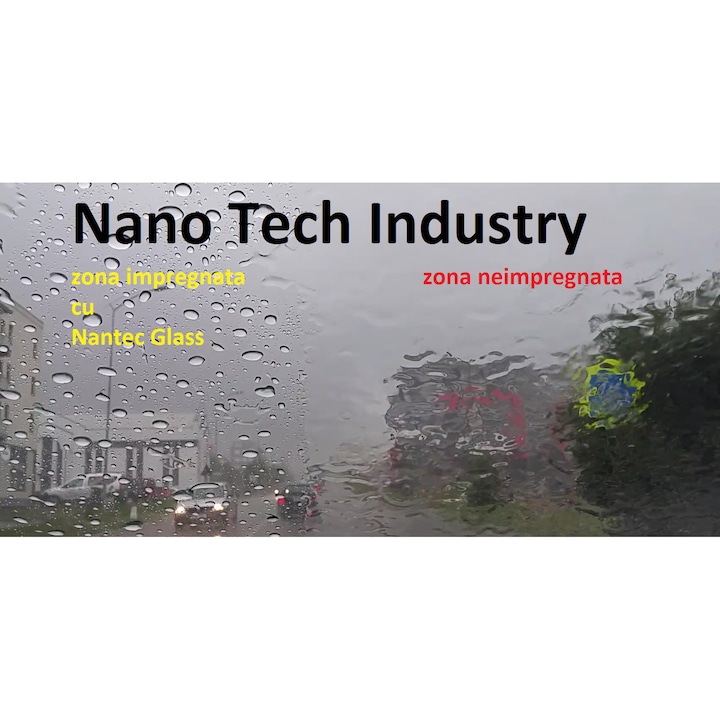 Solutie tratament hidrofob / anti ploaie pentru parbriz Nantec Glass